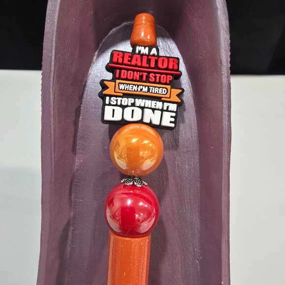 Pick-a-Pretty Pen "Realtors" by PenGwensPosh + Black Ink Refill & Cover - Picture 3 of 6